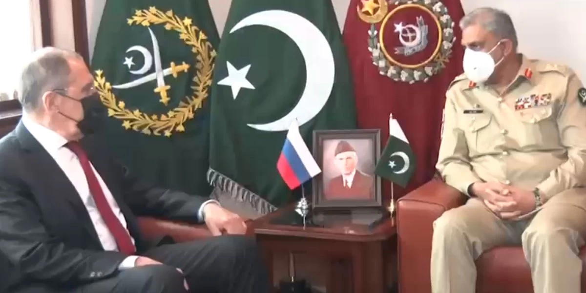 Russian foreign minister called on COAS at GHQ